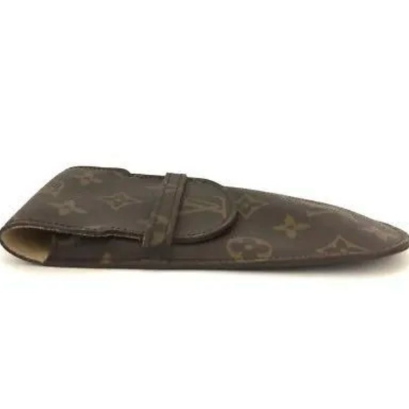 Louis Vuitton vintage Monogram Brown Etui a Lunettes Rabat Glasses Case - Picture 1 of 5